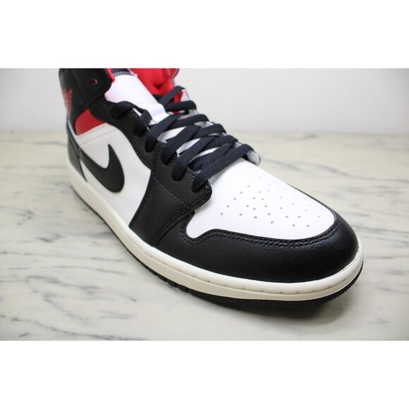 Nike Air Jordan 1 Mid Women's Sneakers-Black/Gym Red (US 12 Women’s) NEW IN BOX - Picture 10 of 13